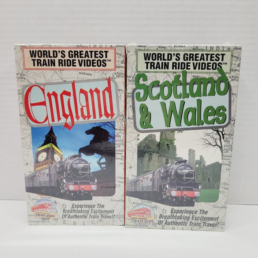 World’s Greatest Train Ride England Scotland& Wales Videos VHS Europe Tour 1995